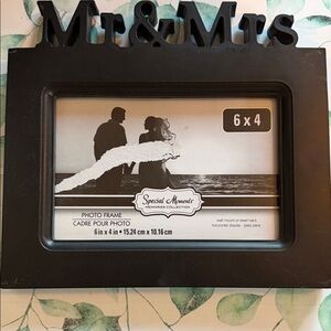 Special Moments Black Mr & Mrs Photo Frame